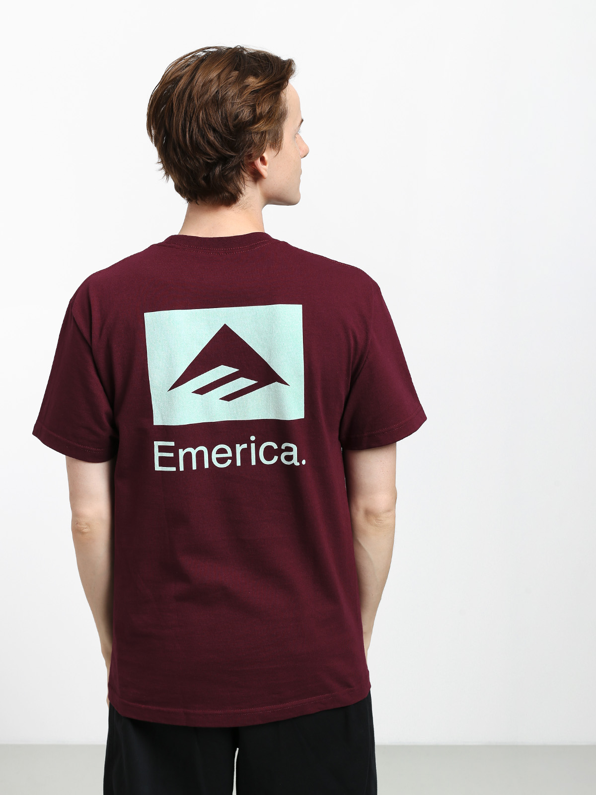 T-shirt Emerica Brand Combo (burgundy)