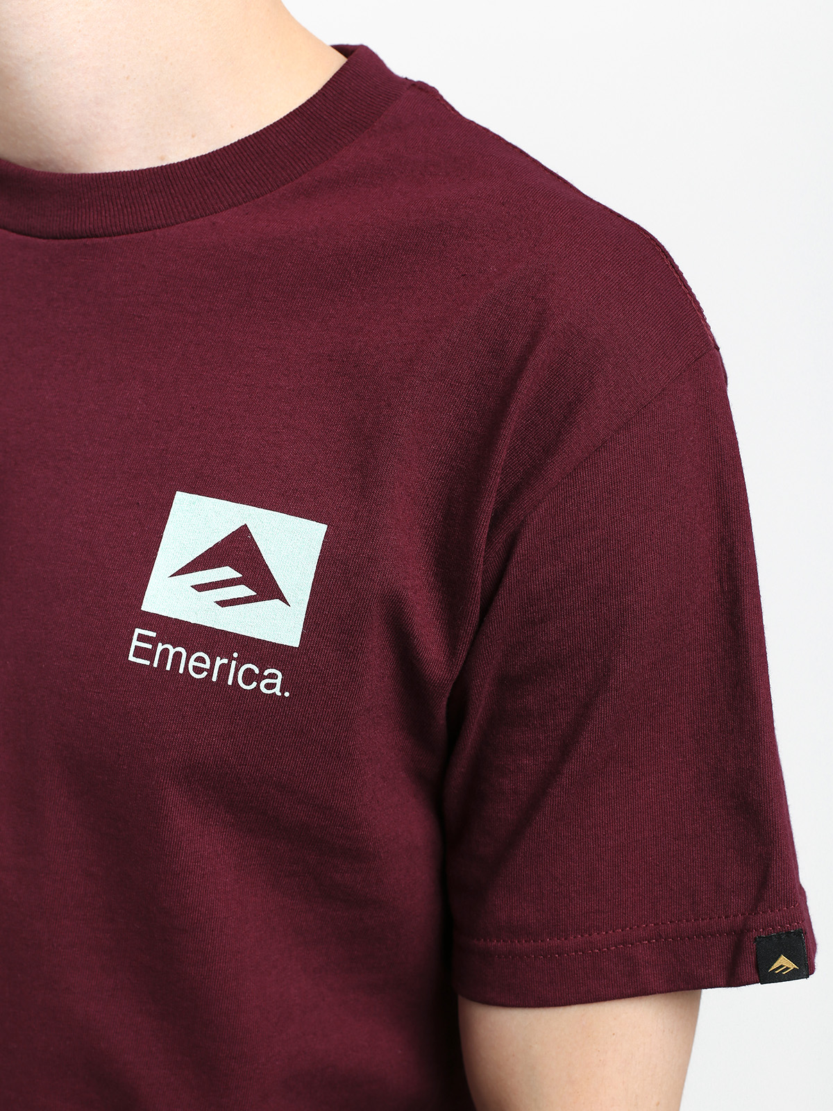 T-shirt Emerica Brand Combo (burgundy)
