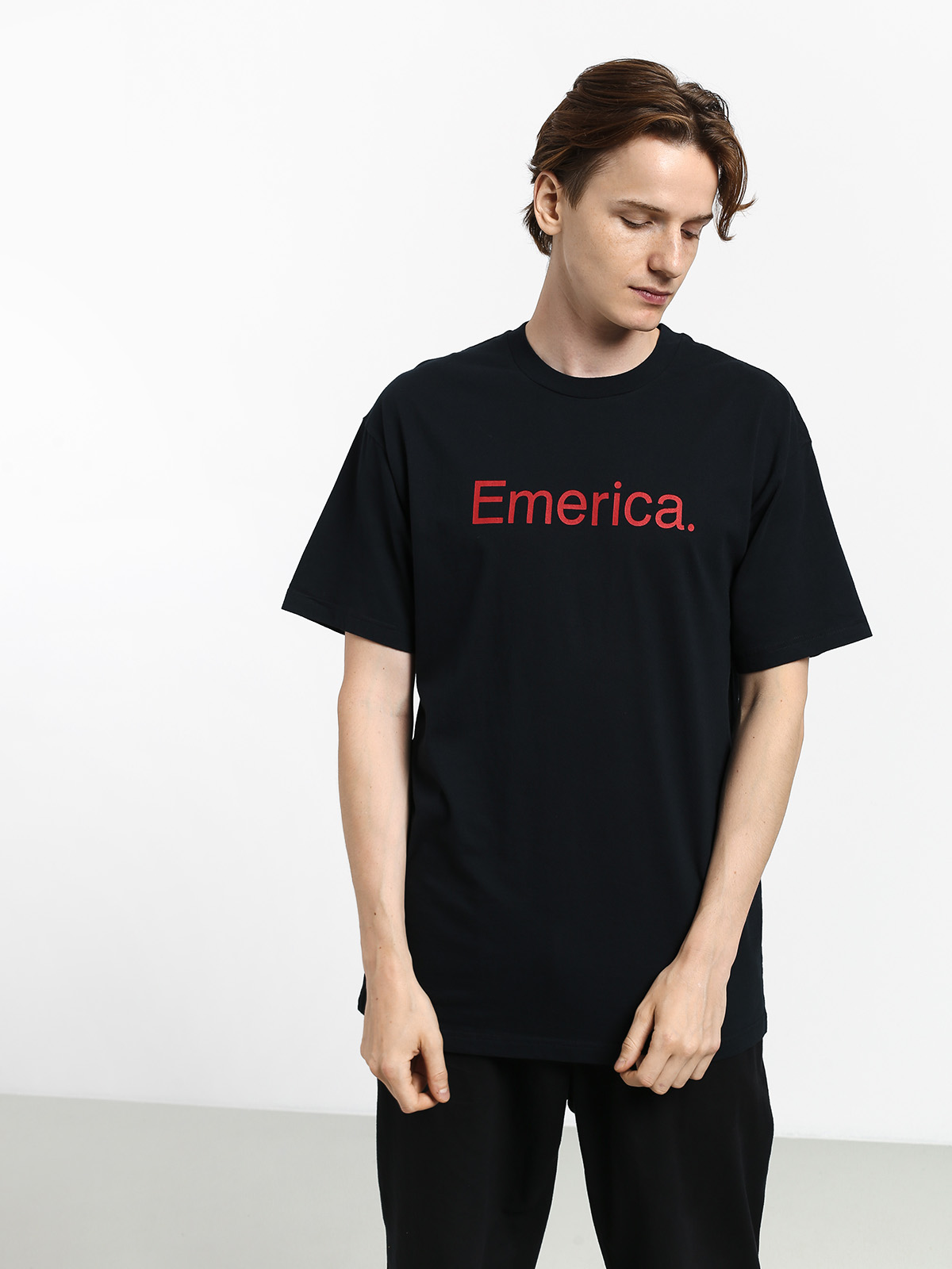 T-shirt Emerica Pure Logo (navy/red)
