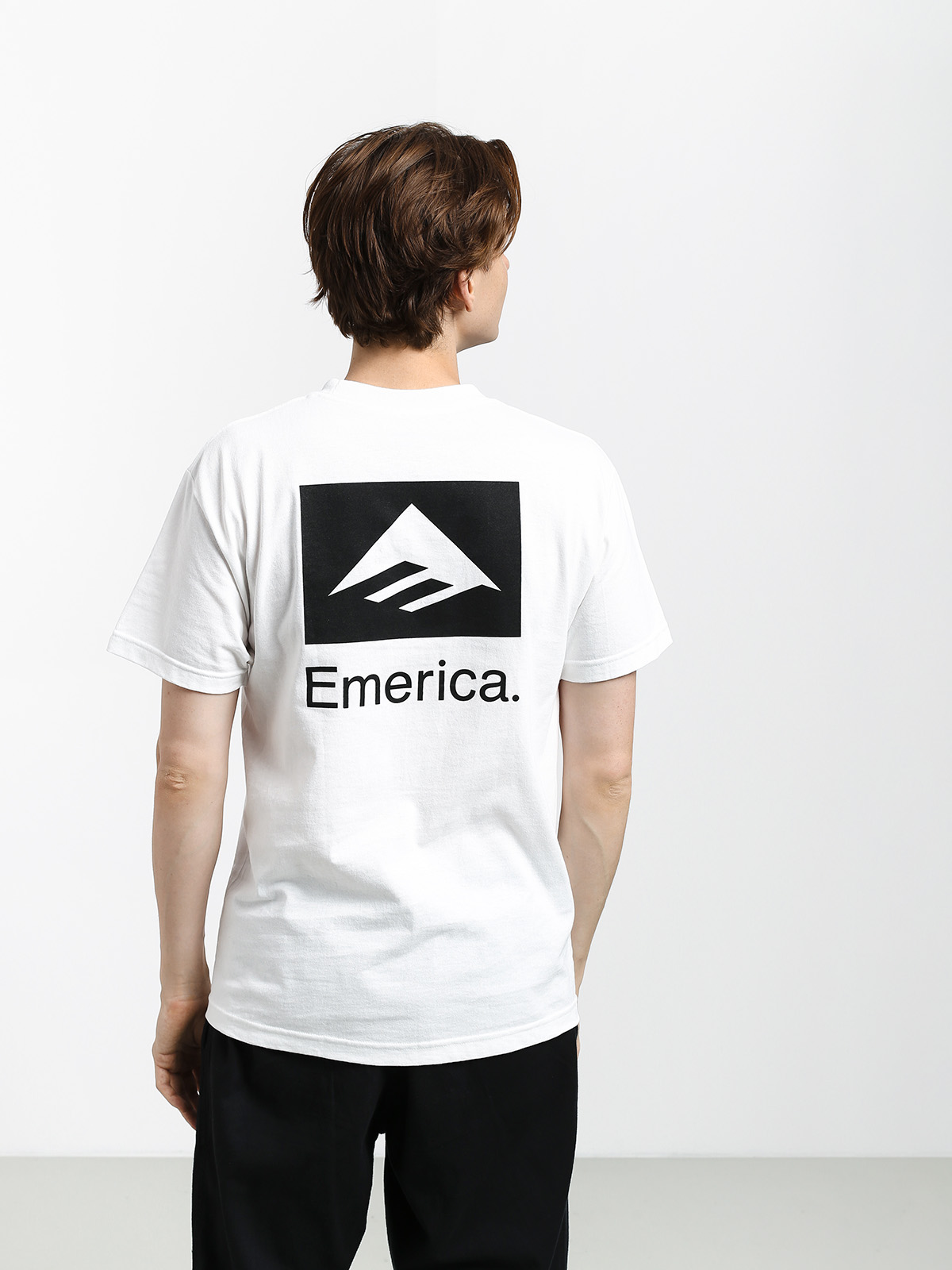 T-shirt Emerica Brand Combo (white/black)
