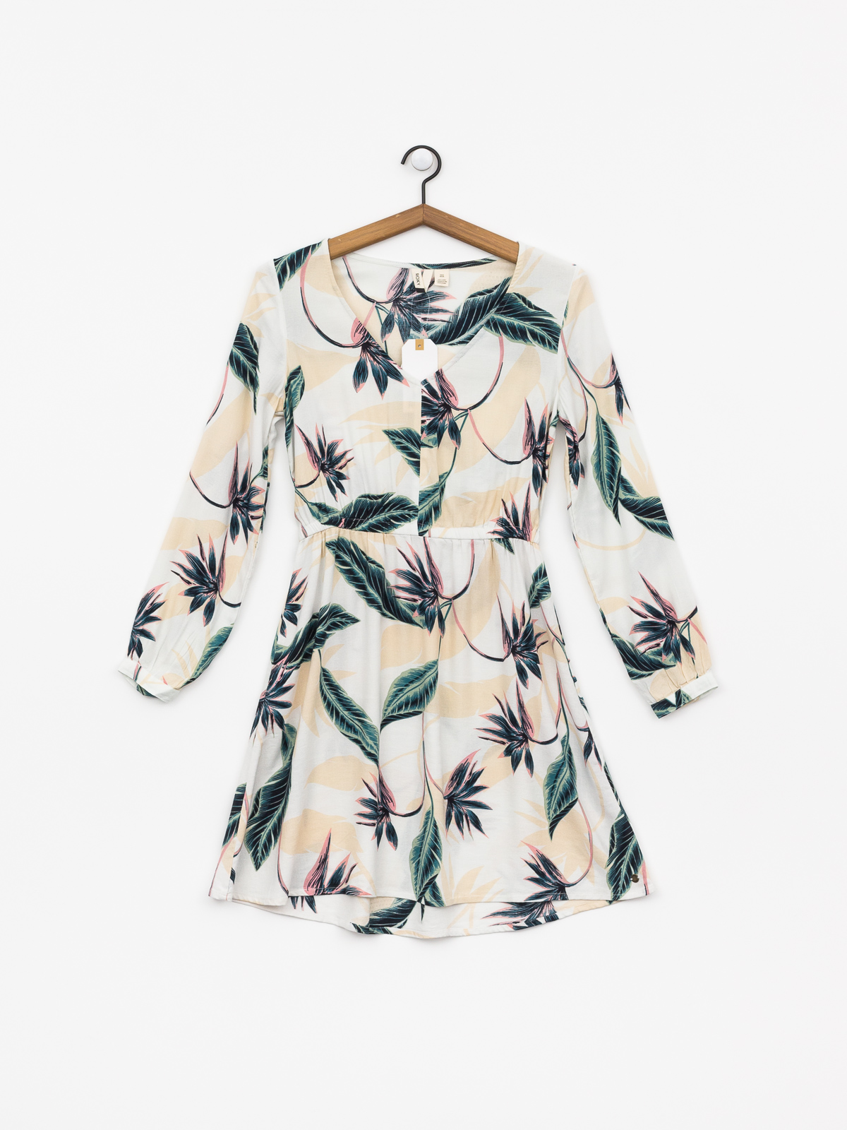 Sukienka Roxy Heatin Up Wmn (snow white lunar flo)