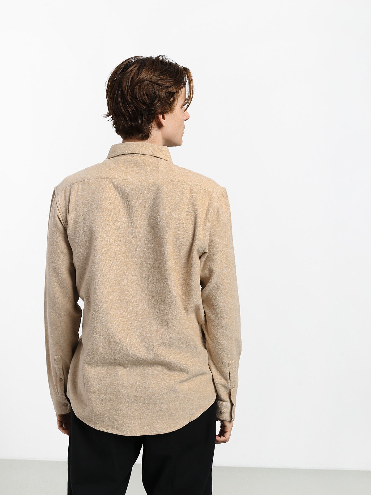 Koszula RVCA Blackand Flannel L (dust yellow)