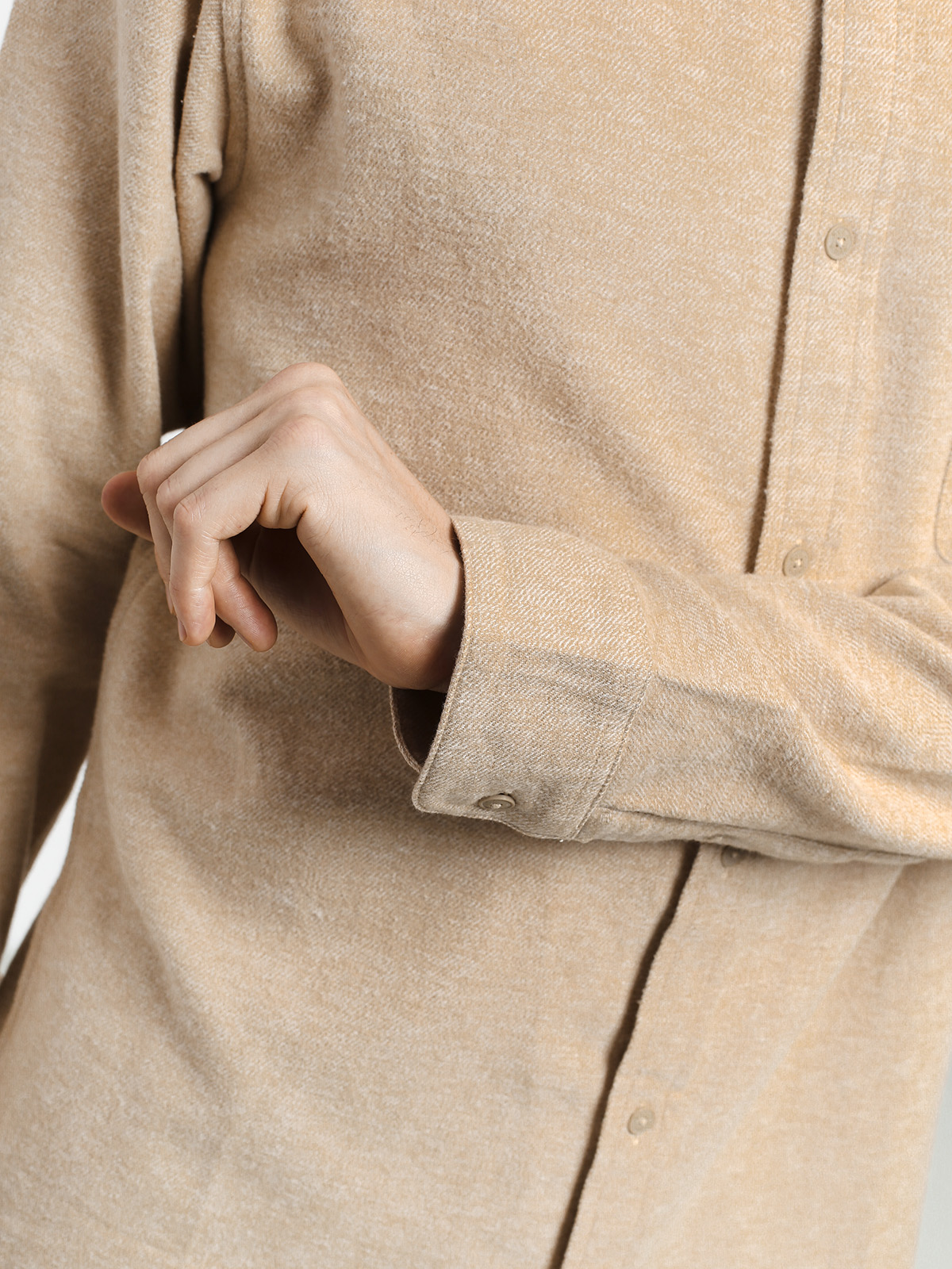 Koszula RVCA Blackand Flannel L (dust yellow)