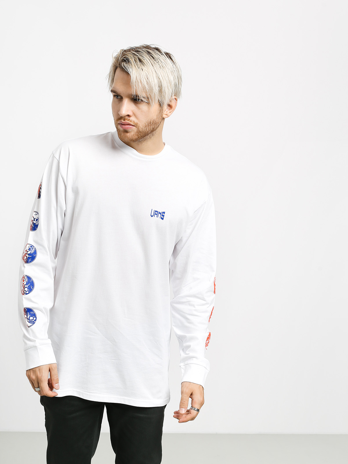 Longsleeve Vans Gradient Skull (white)