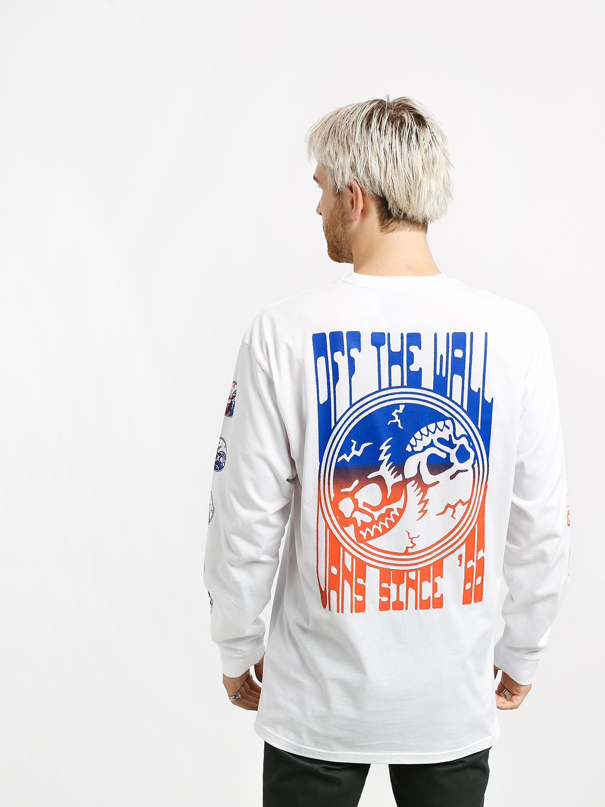 Longsleeve Vans Gradient Skull (white)