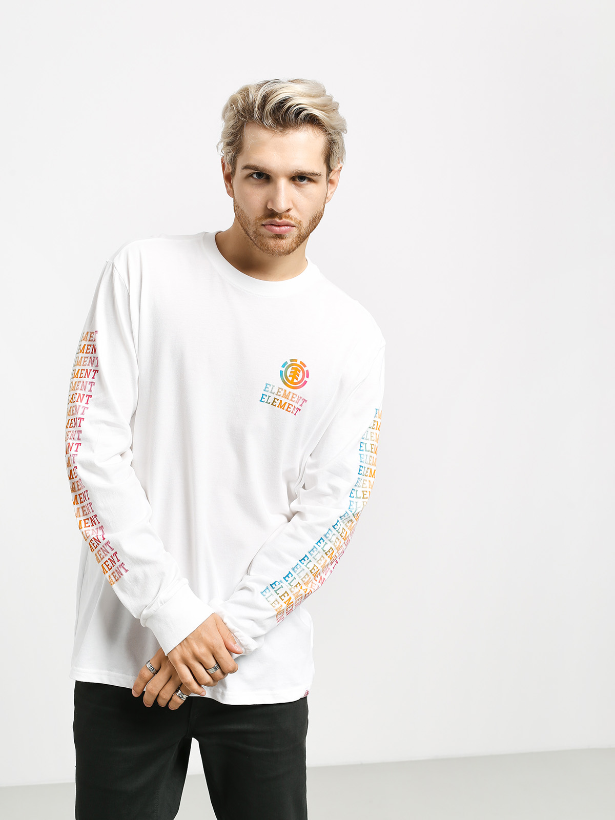 Longsleeve Element Drop (optic white)