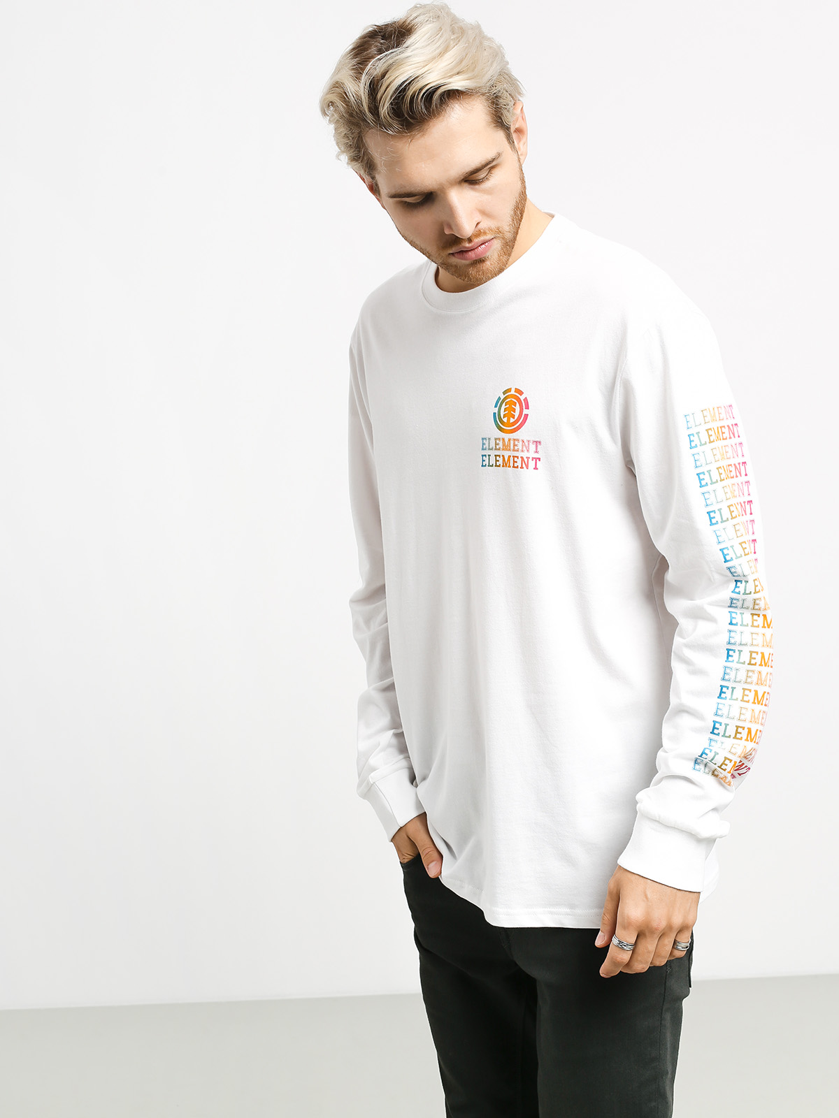 Longsleeve Element Drop (optic white)