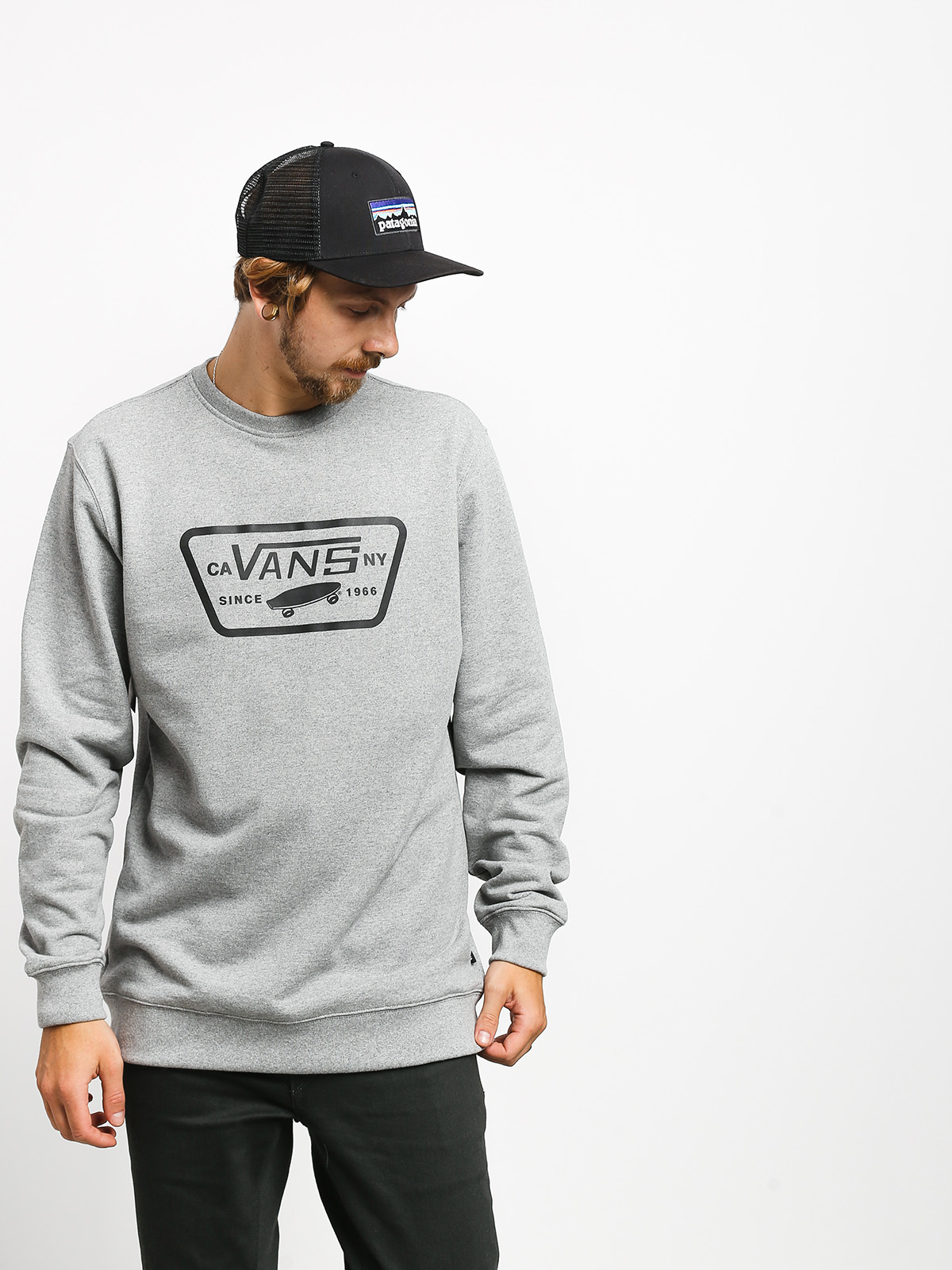 Bluza Vans Full Patch (cement heather)