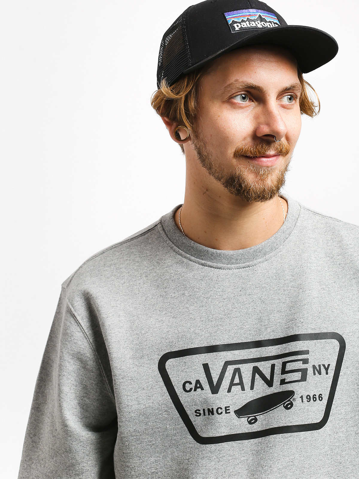 Bluza Vans Full Patch (cement heather)