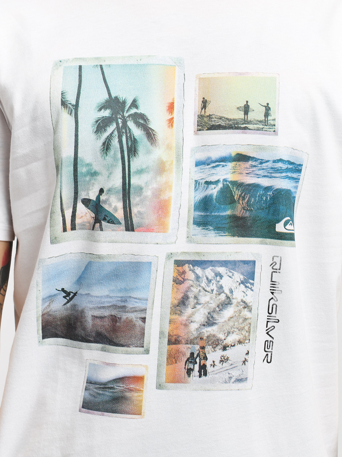 T-shirt Quiksilver Island Location (white)