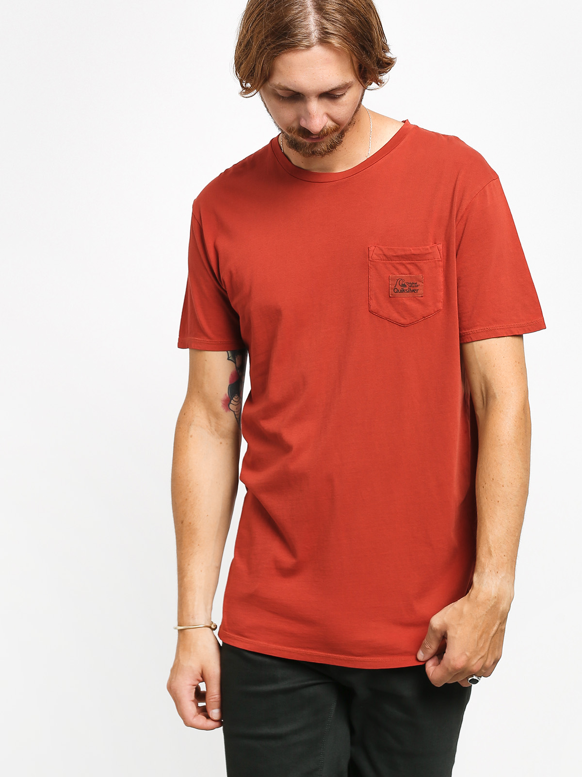 T-shirt Quiksilver Above The Lip (burnt brick)