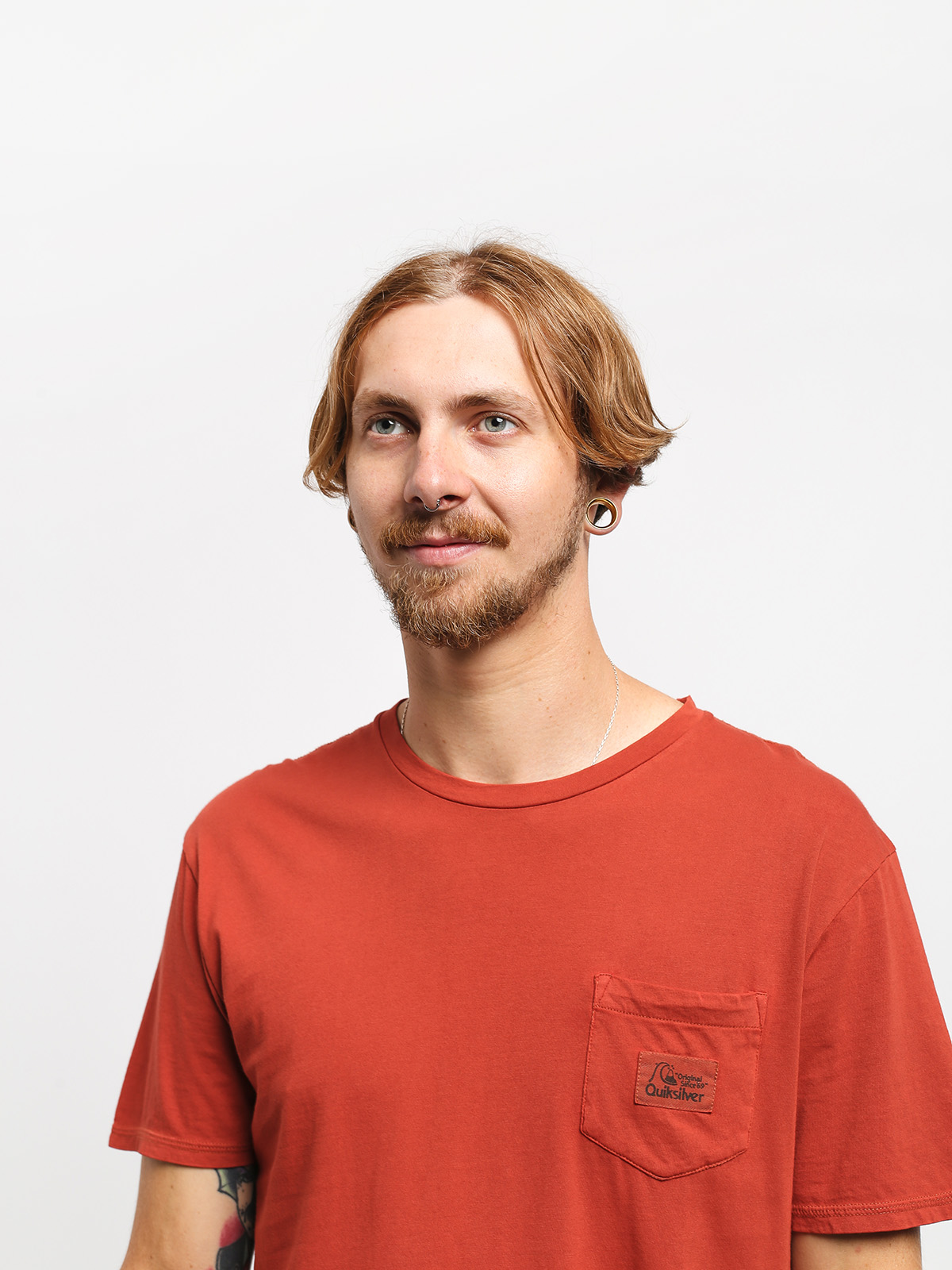 T-shirt Quiksilver Above The Lip (burnt brick)