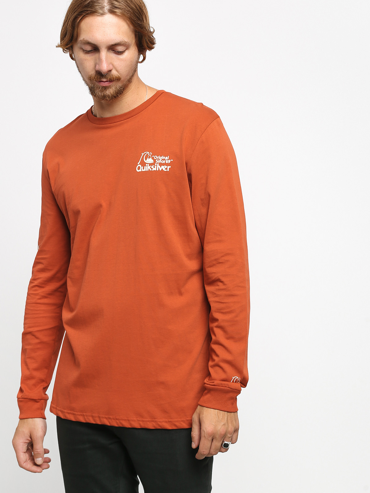 Longsleeve Quiksilver Bouncing Heart (burnt brick)