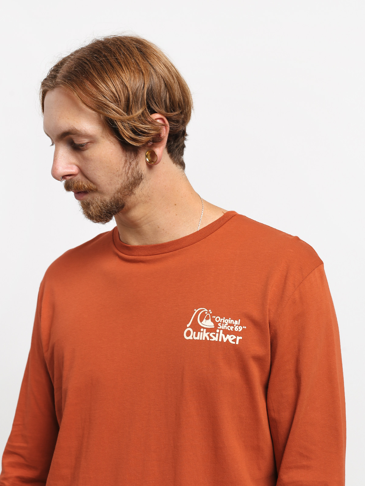 Longsleeve Quiksilver Bouncing Heart (burnt brick)