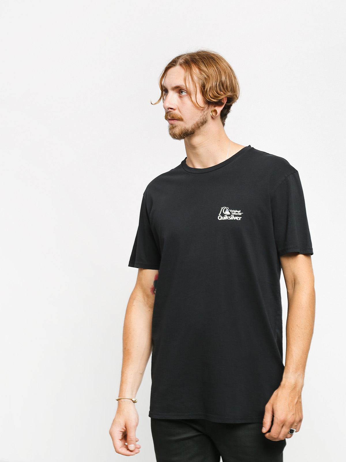 T-shirt Quiksilver Bouncing Heart (black)