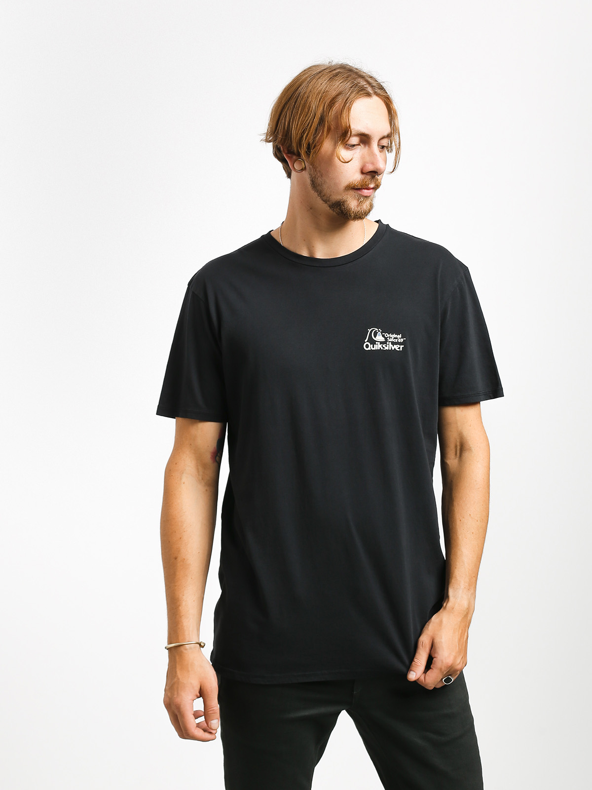 T-shirt Quiksilver Bouncing Heart (black)