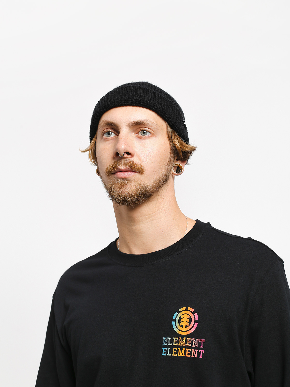 Longsleeve Element Drop (flint black)