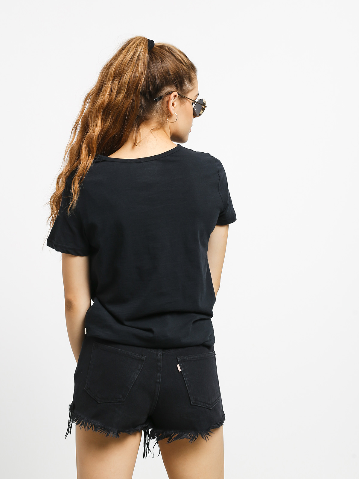 T-shirt Roxy Red Sunset Wmn (true black)