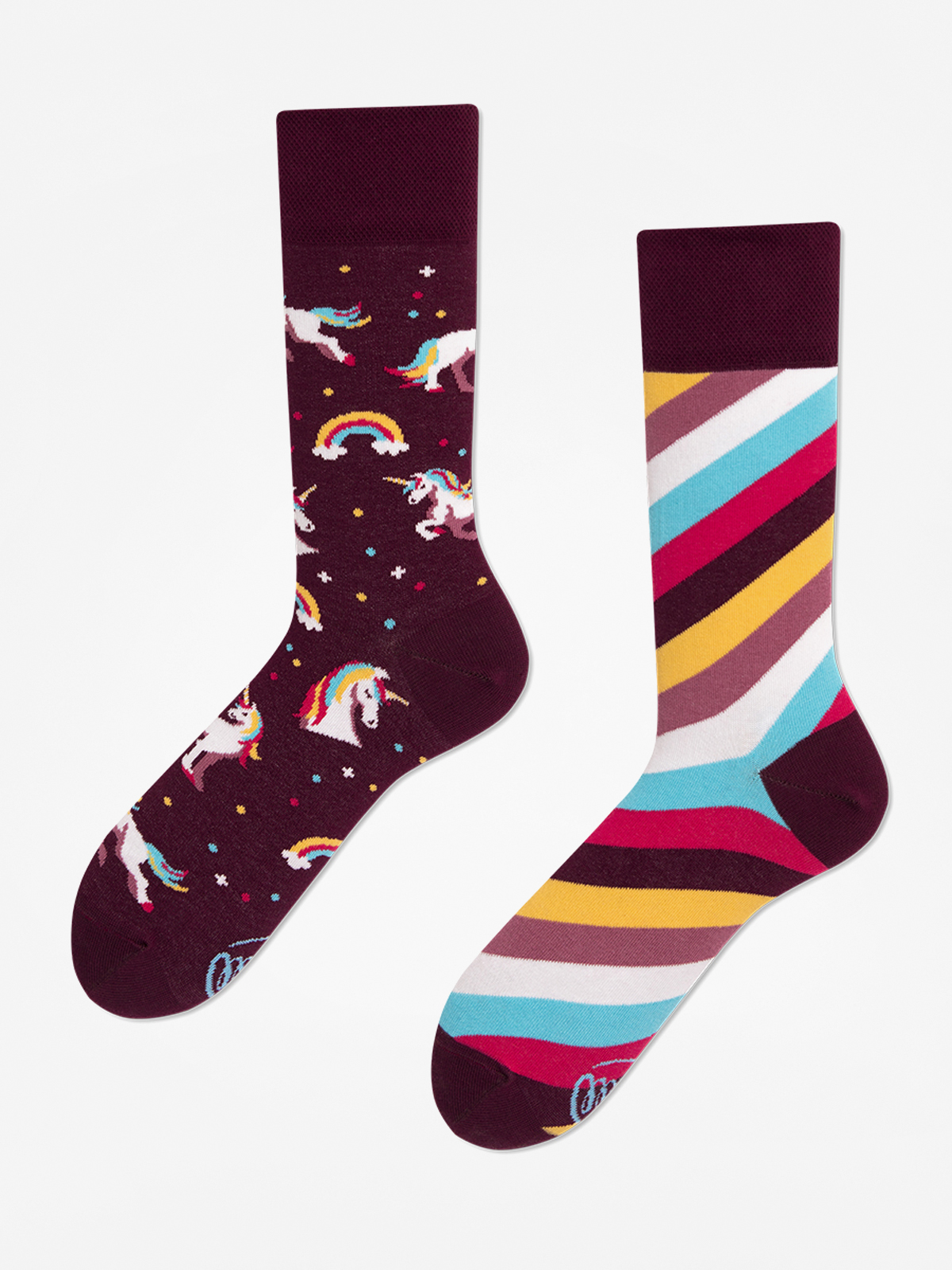 Чорапи Many Mornings The Unicorn (burgundy)