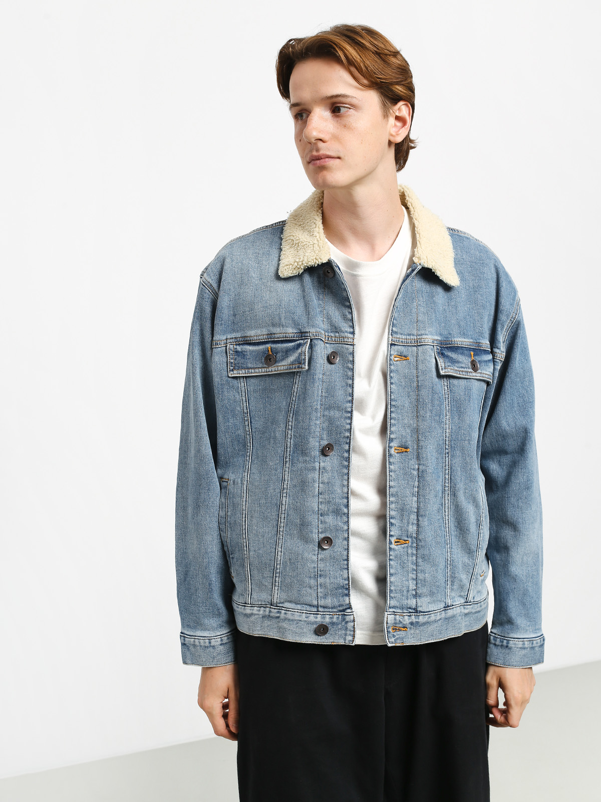 Kurtka Quiksilver Denim Jacket Sherpa (blue used)