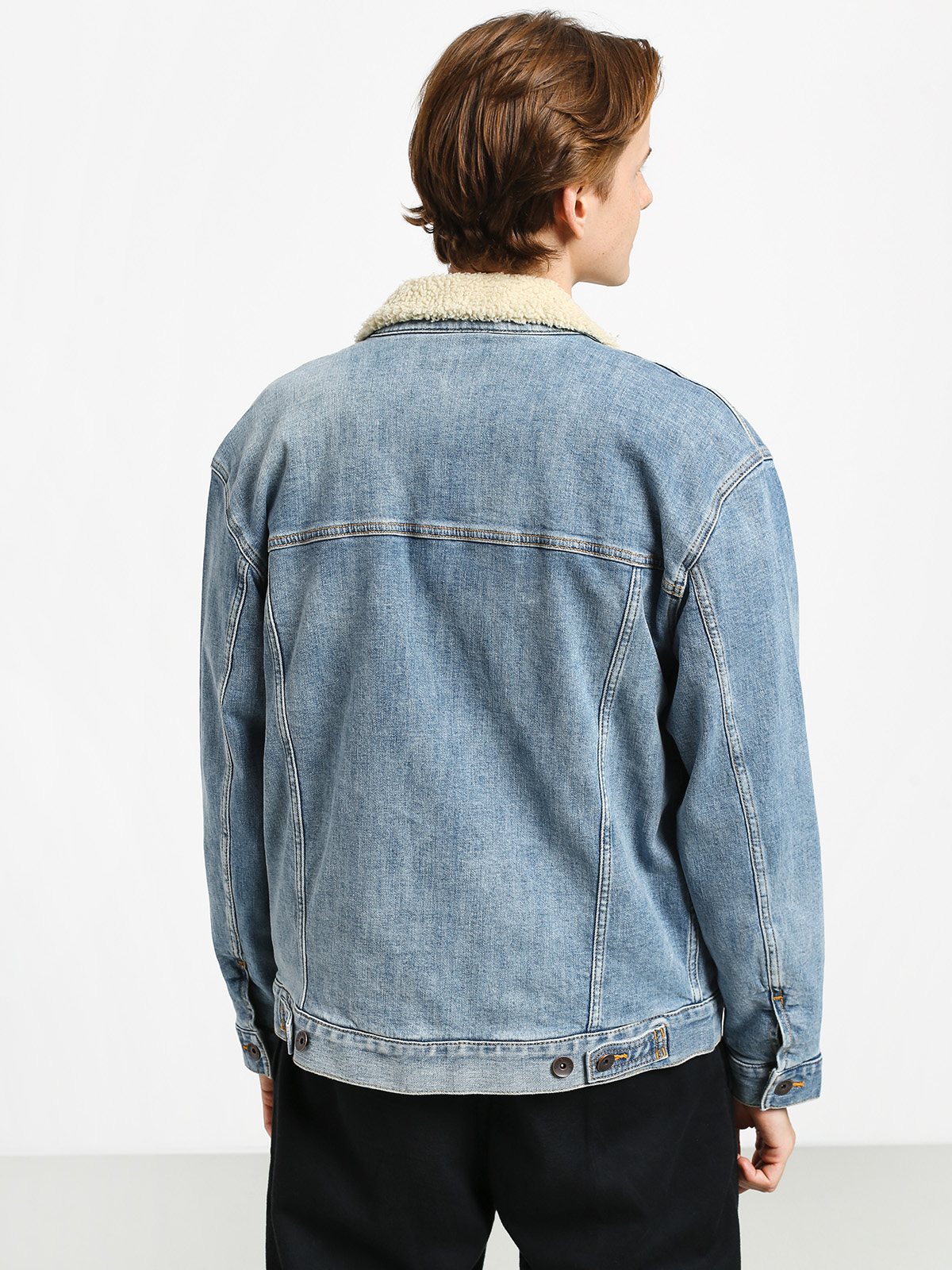 Kurtka Quiksilver Denim Jacket Sherpa (blue used)