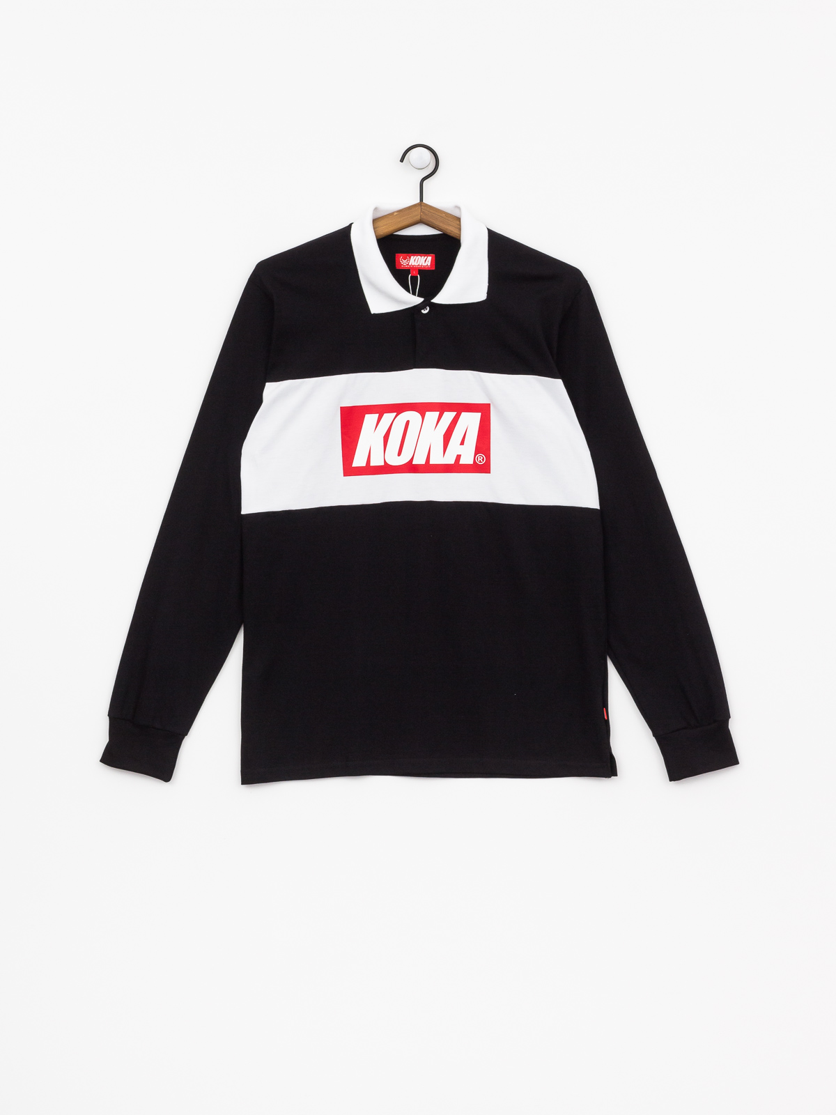 Longsleeve Koka Rugby (black)