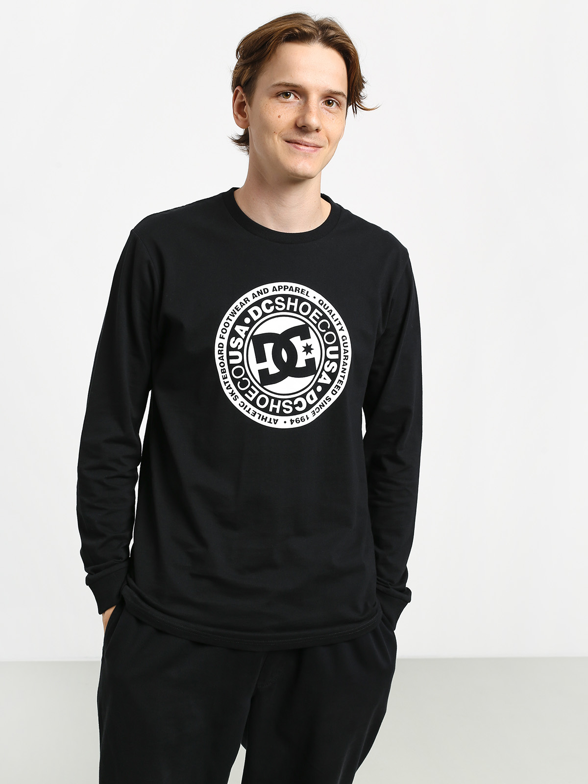 Longsleeve DC Circle Star (black/white)