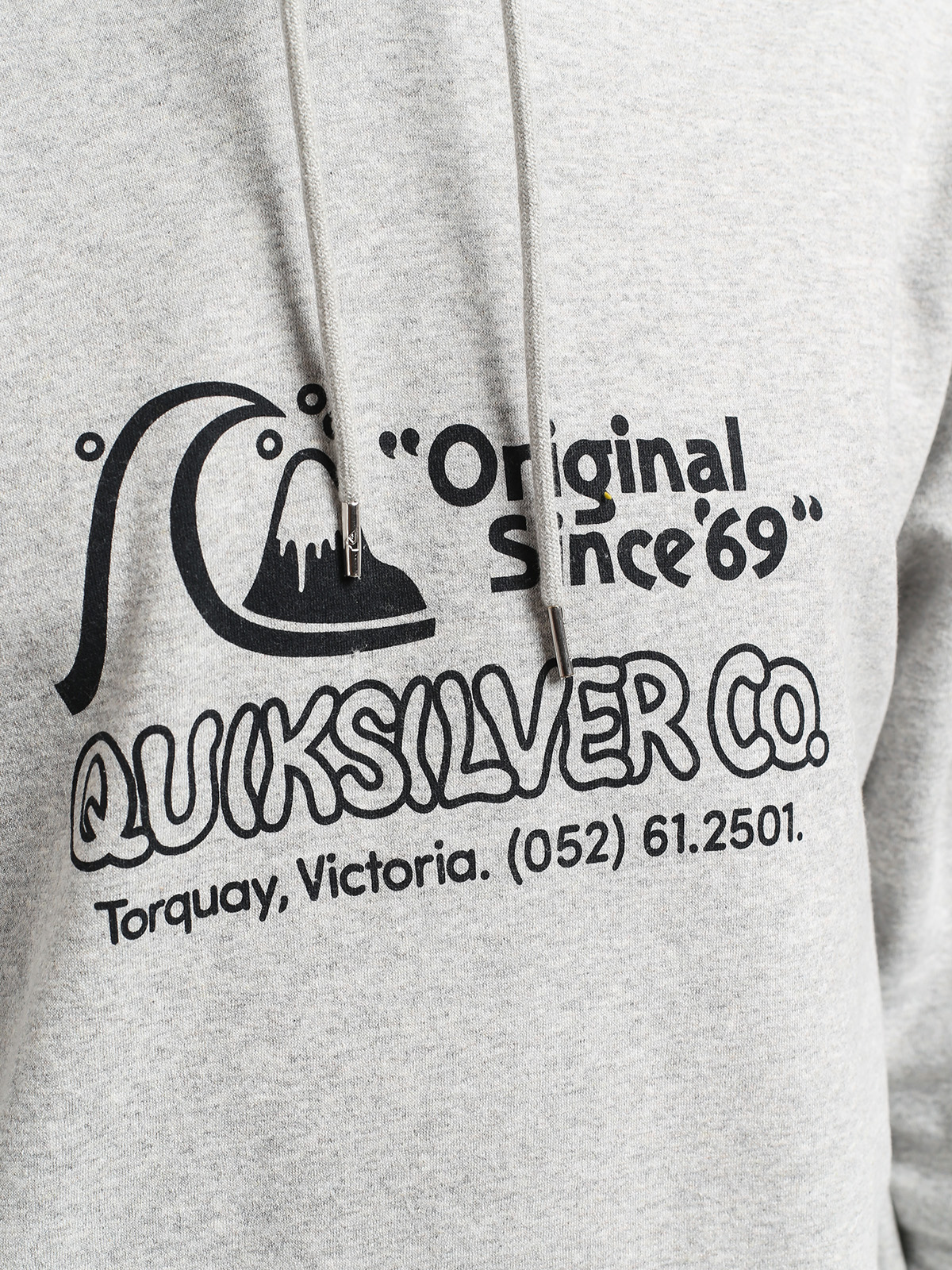 Bluza z kapturem Quiksilver Nelson Sun Screen Fleece HD (athletic heather)