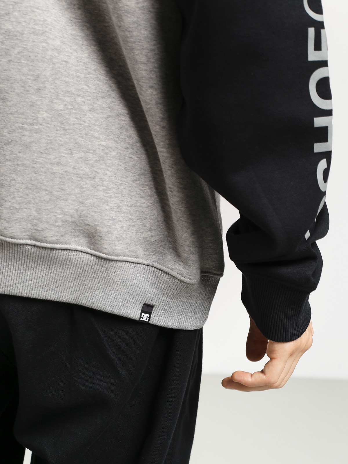 Bluza z kapturem DC Circle Star HD (grey heather/black)