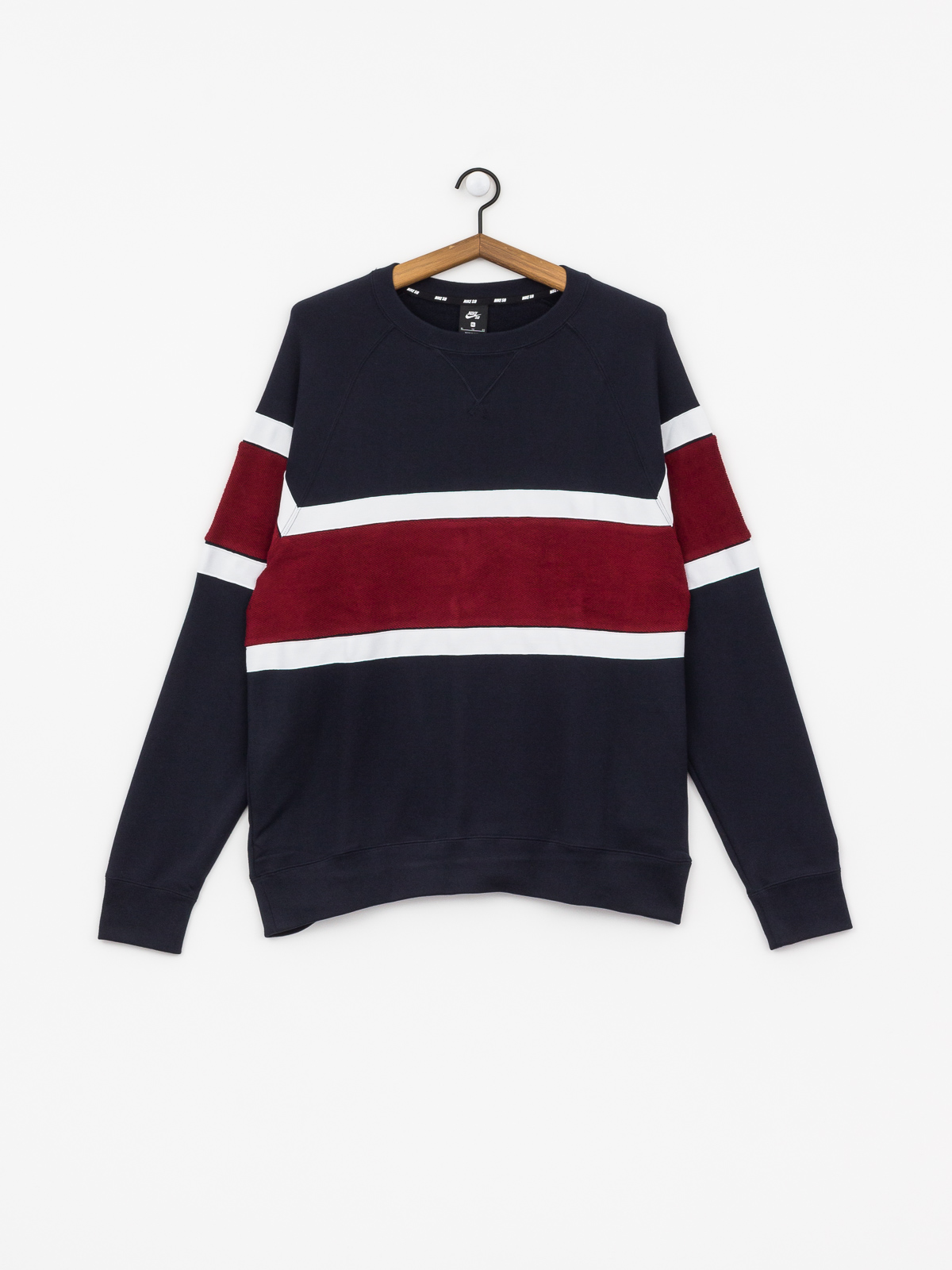 Bluza Nike SB Everett Crew (dark obsidian/team red/dark obsidian)