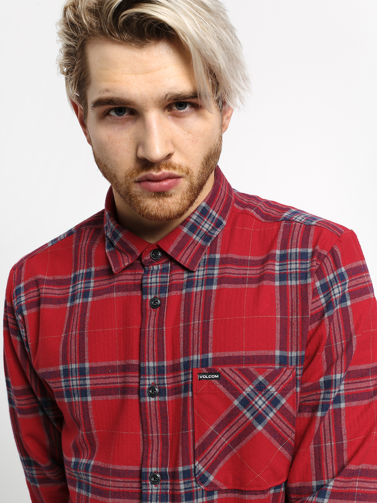 Koszula Volcom Caden Plaid (engine red)