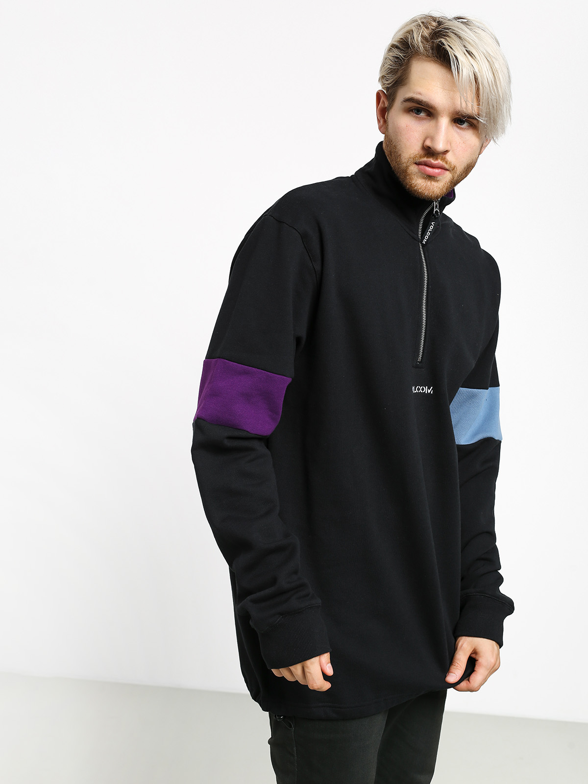 Bluza Volcom Rixon Fleece Crew (black)