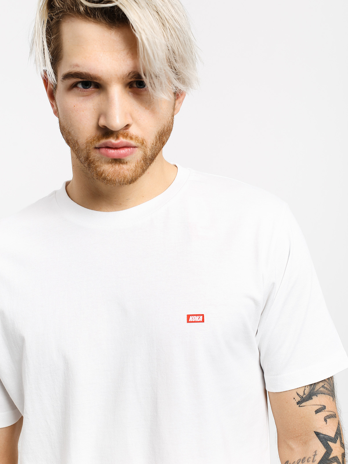 T-shirt Koka Basic Label (white)