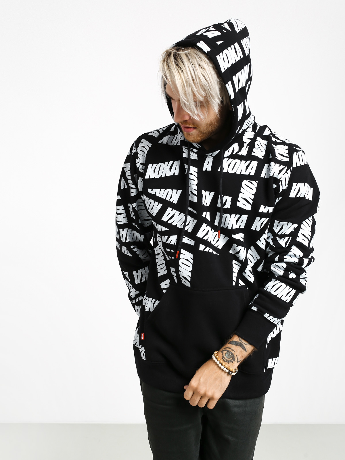 Bluza z kapturem Koka Tape HD (black)