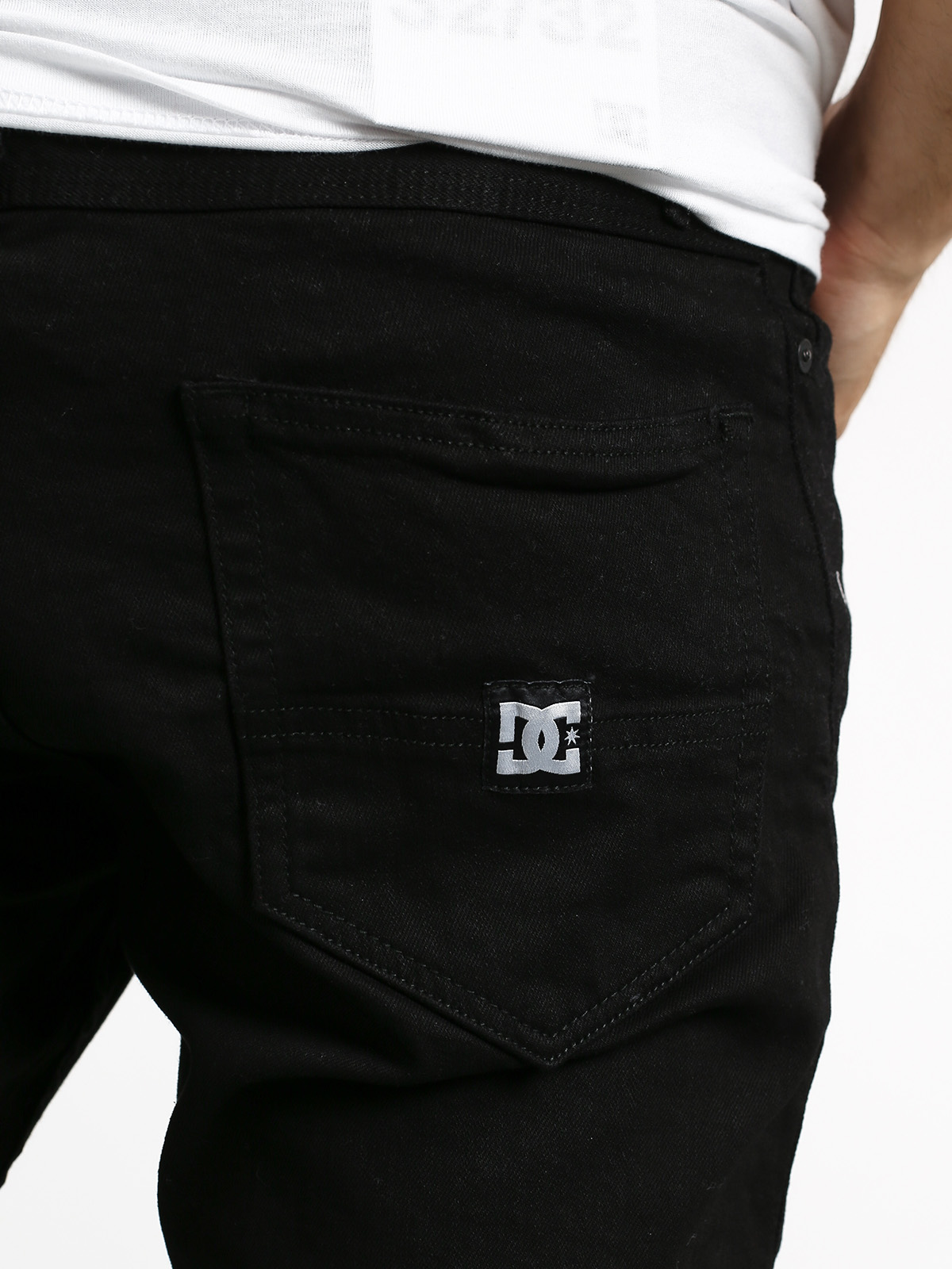 Spodnie DC Worker Straight (black rinse)