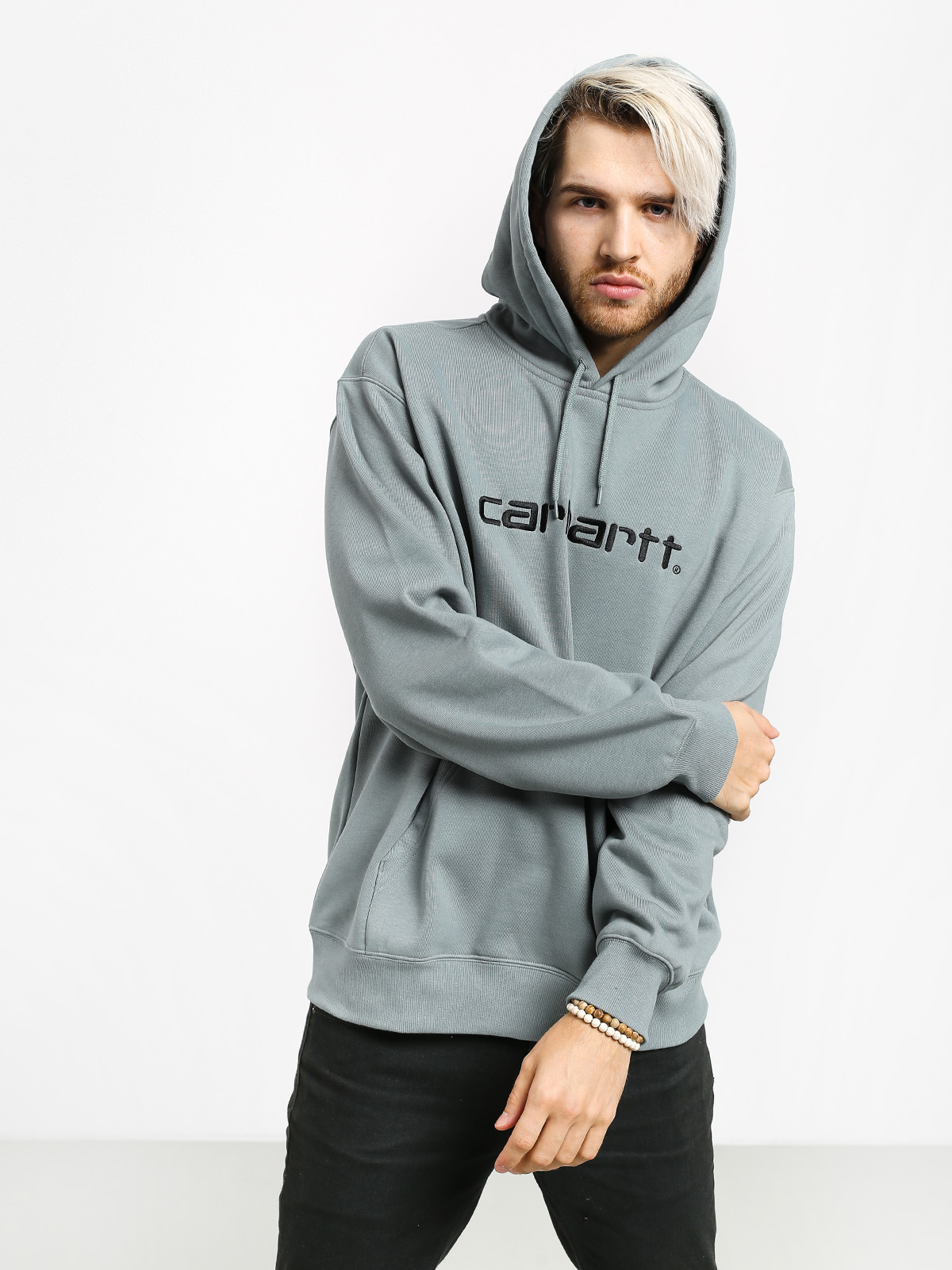 Bluza z kapturem Carhartt WIP Carhartt HD (cloudy/black)