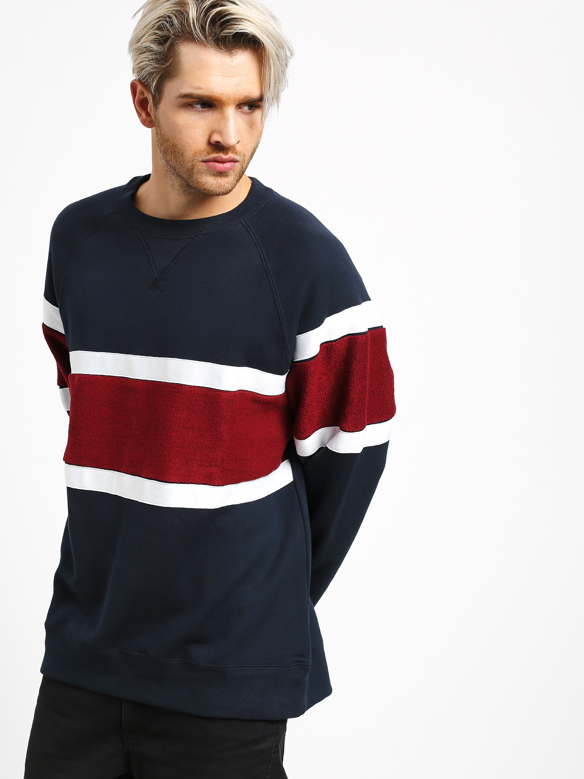 Bluza Nike SB Everett Crew (dark obsidian/team red/dark obsidian)