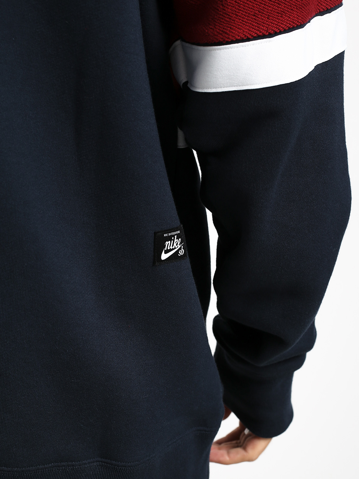 Bluza Nike SB Everett Crew (dark obsidian/team red/dark obsidian)