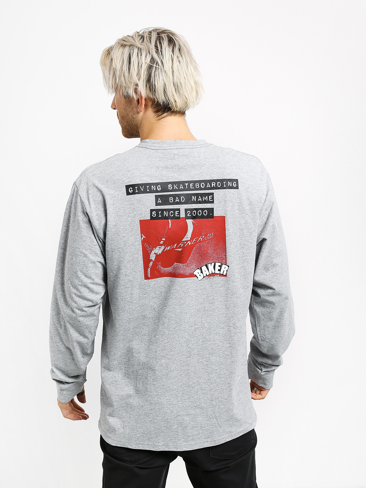 Longsleeve Vans X Baker (athletic heather)