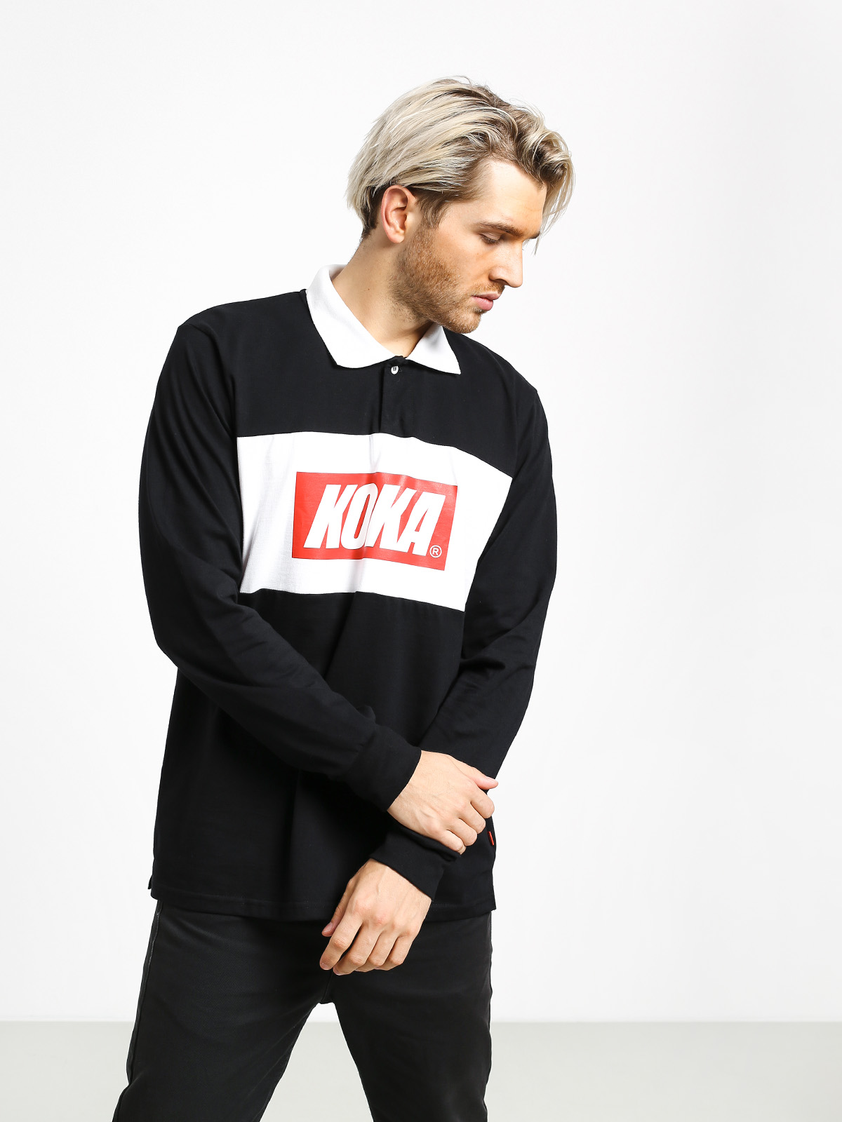 Longsleeve Koka Rugby (black)