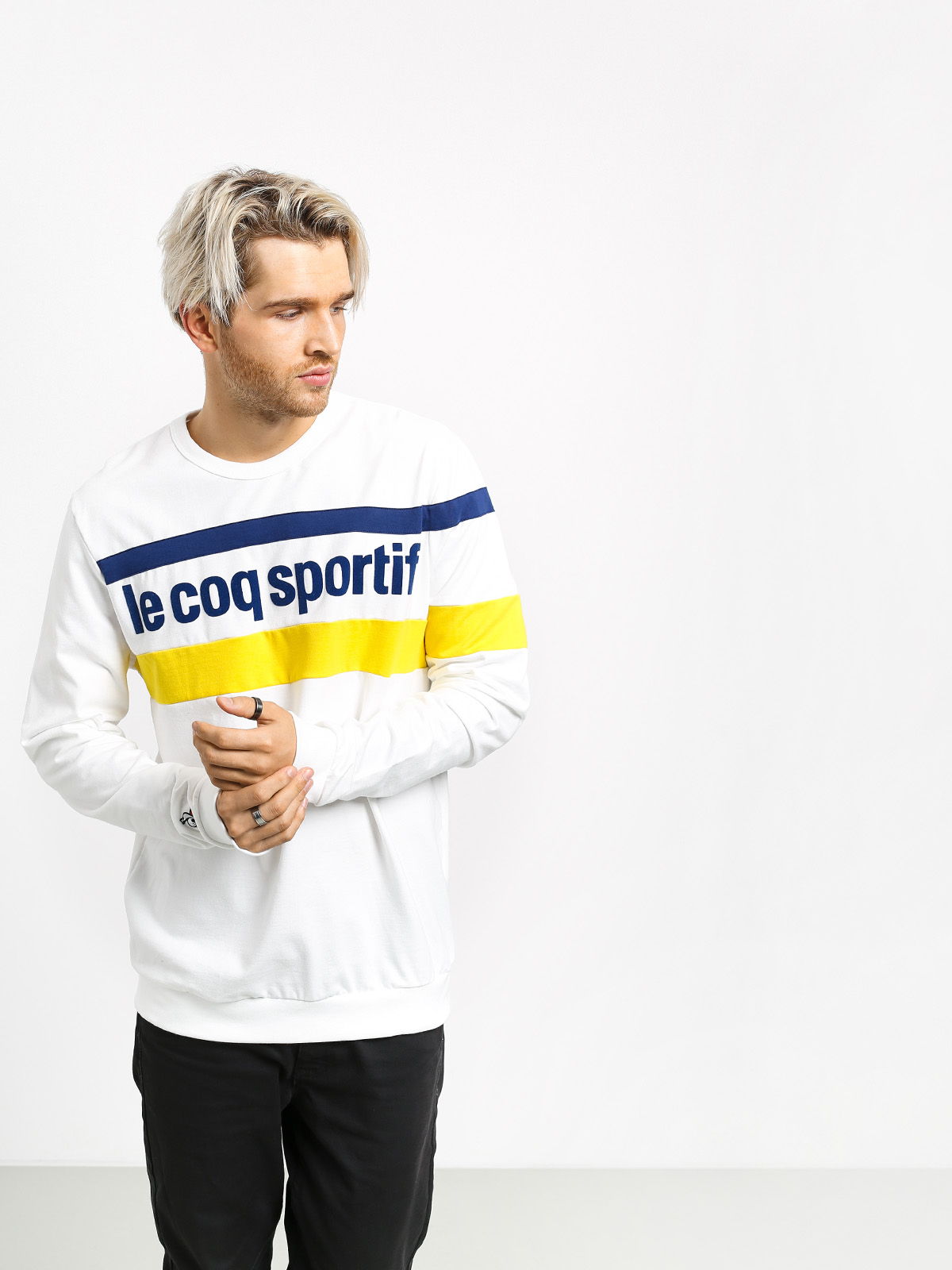 Bluza Le Coq Sportif Saison Crew N1 (n o w/blue depth)