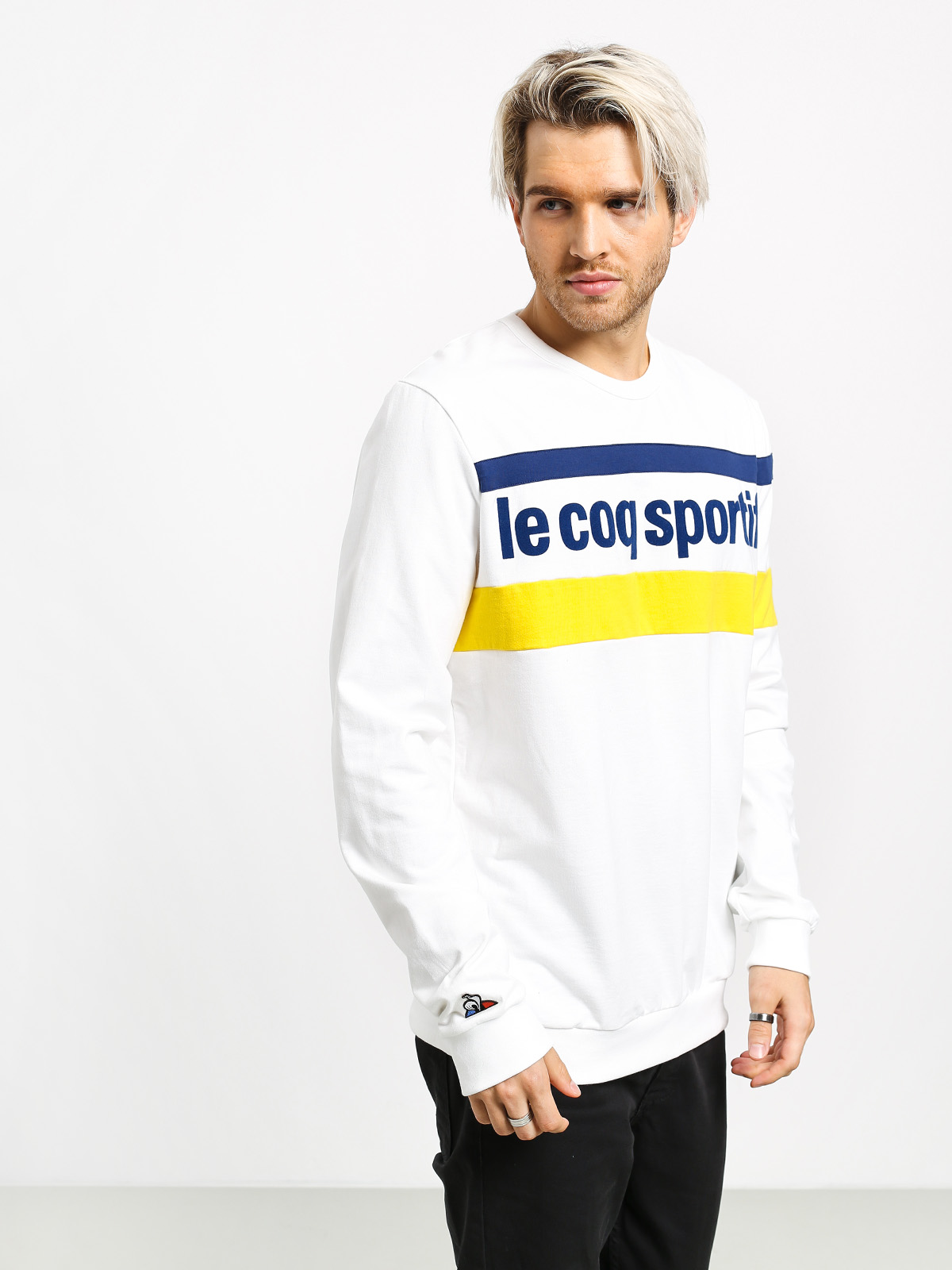 Bluza Le Coq Sportif Saison Crew N1 (n o w/blue depth)