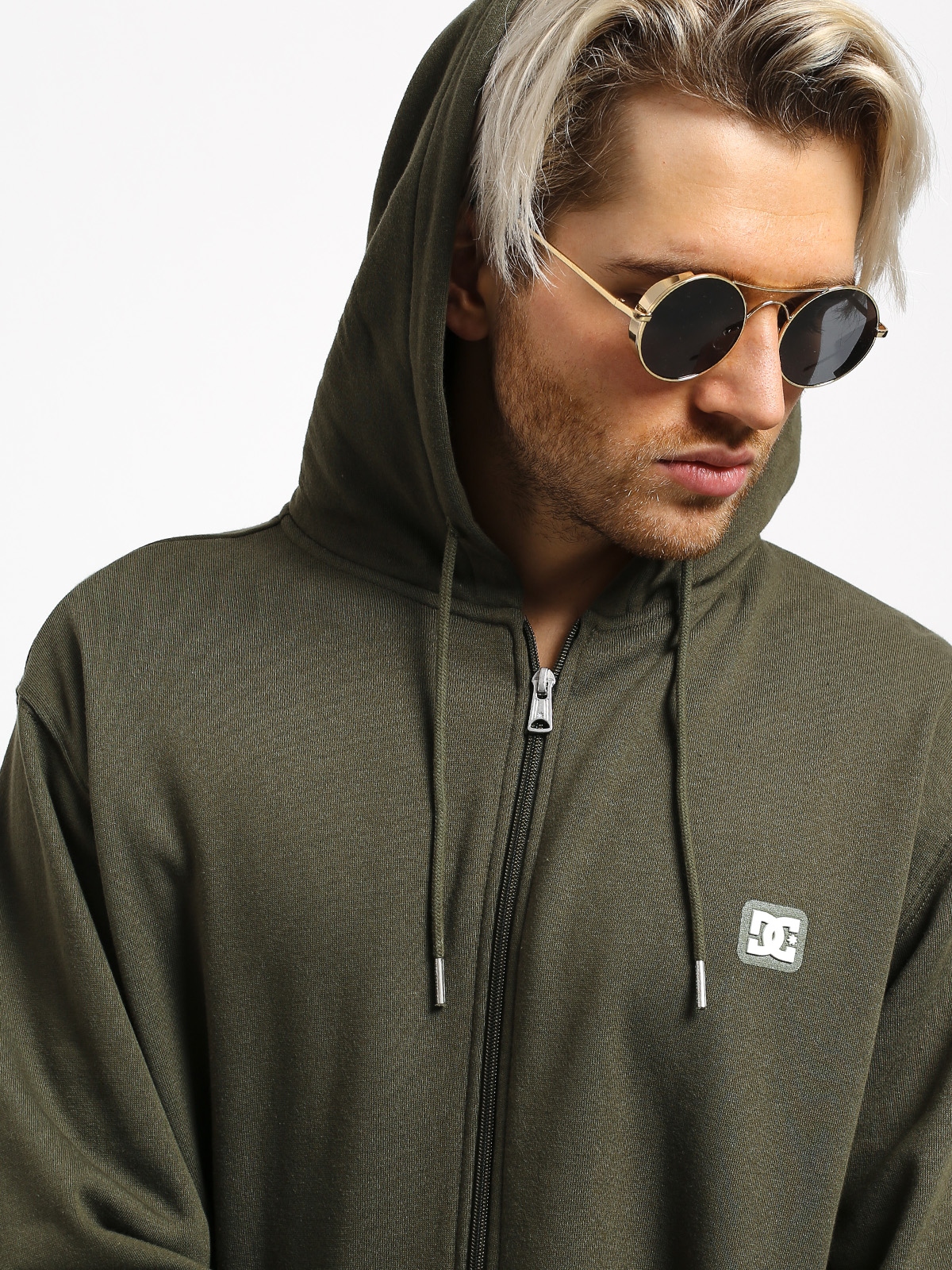 Bluza z kapturem DC Rebel 3 ZHD (fatigue green)
