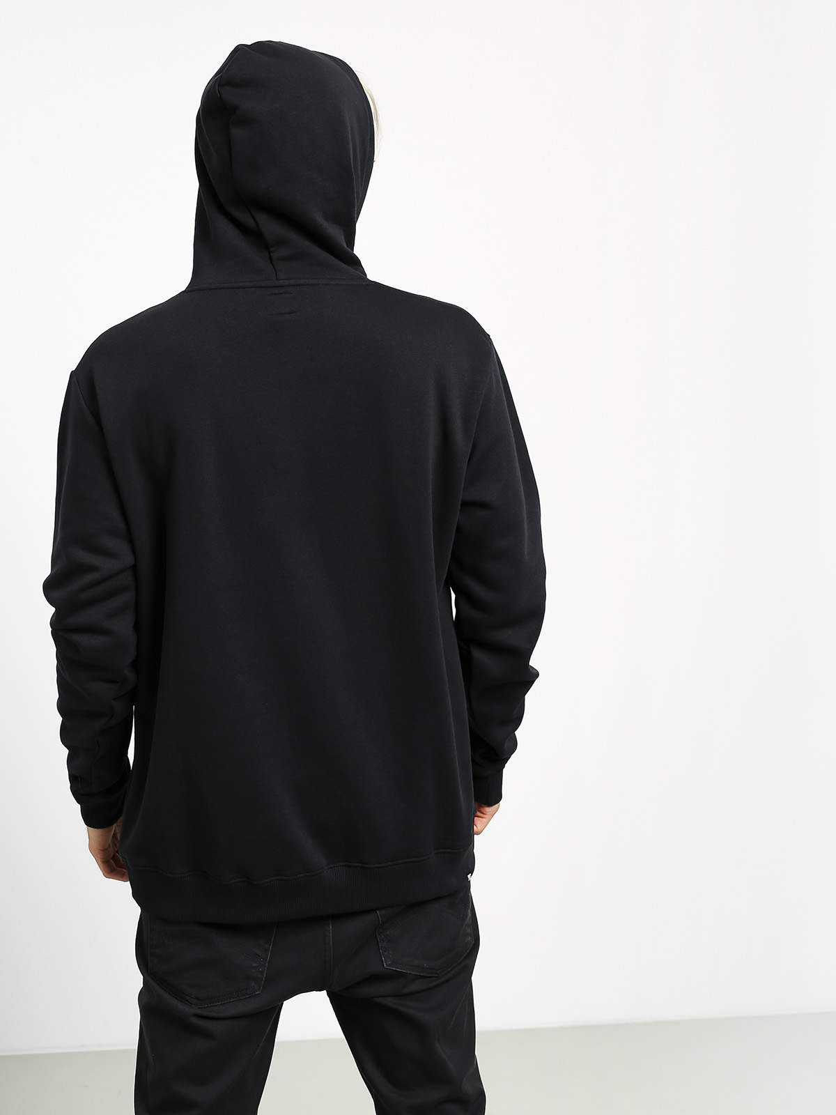 Bluza z kapturem DC Square Star HD (black/chili pepper)