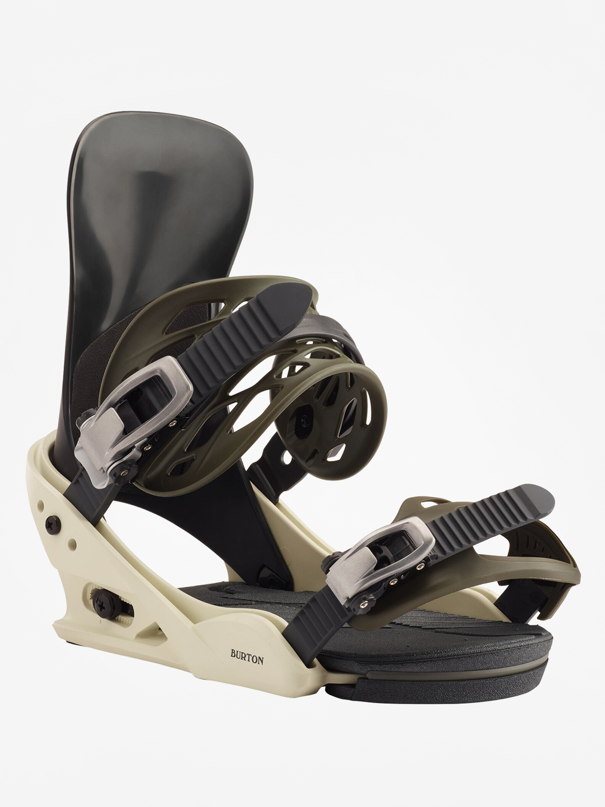 Męskie Wiązania snowboardowe Burton Mission (off white/black)