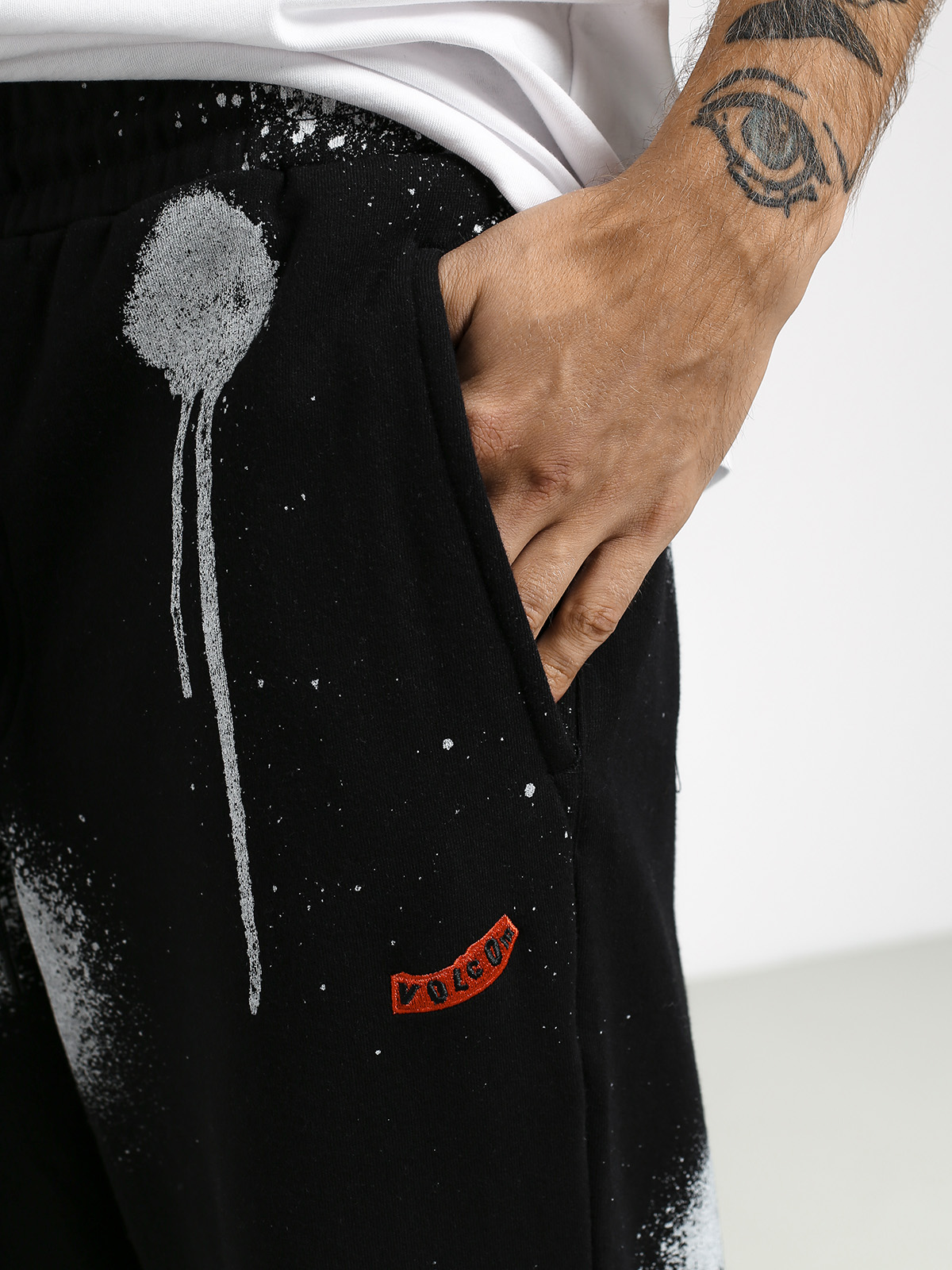 Spodnie Volcom Spraydot Fleece (black)