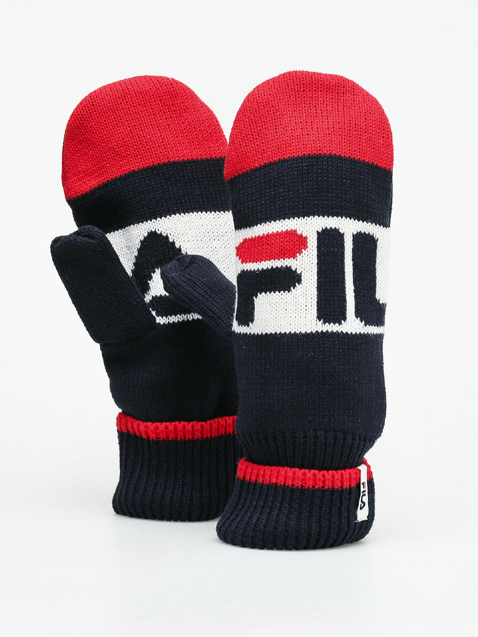 Rękawiczki Fila Intarsia (black iris/true red/bright white)