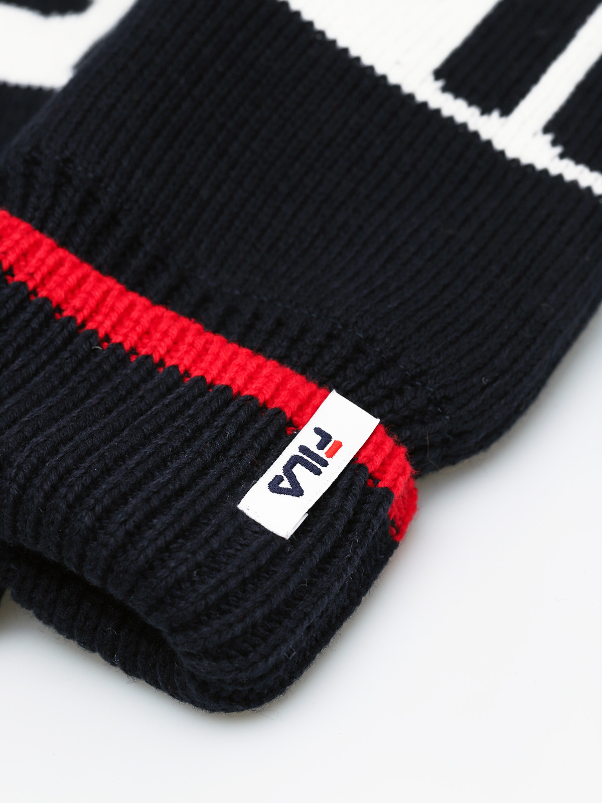 Rękawiczki Fila Intarsia (black iris/true red/bright white)
