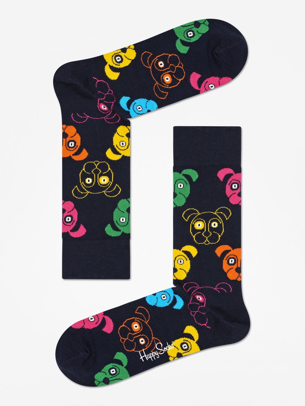 Skarpetki Happy Socks Giftbox Dog (white/navy/blue)