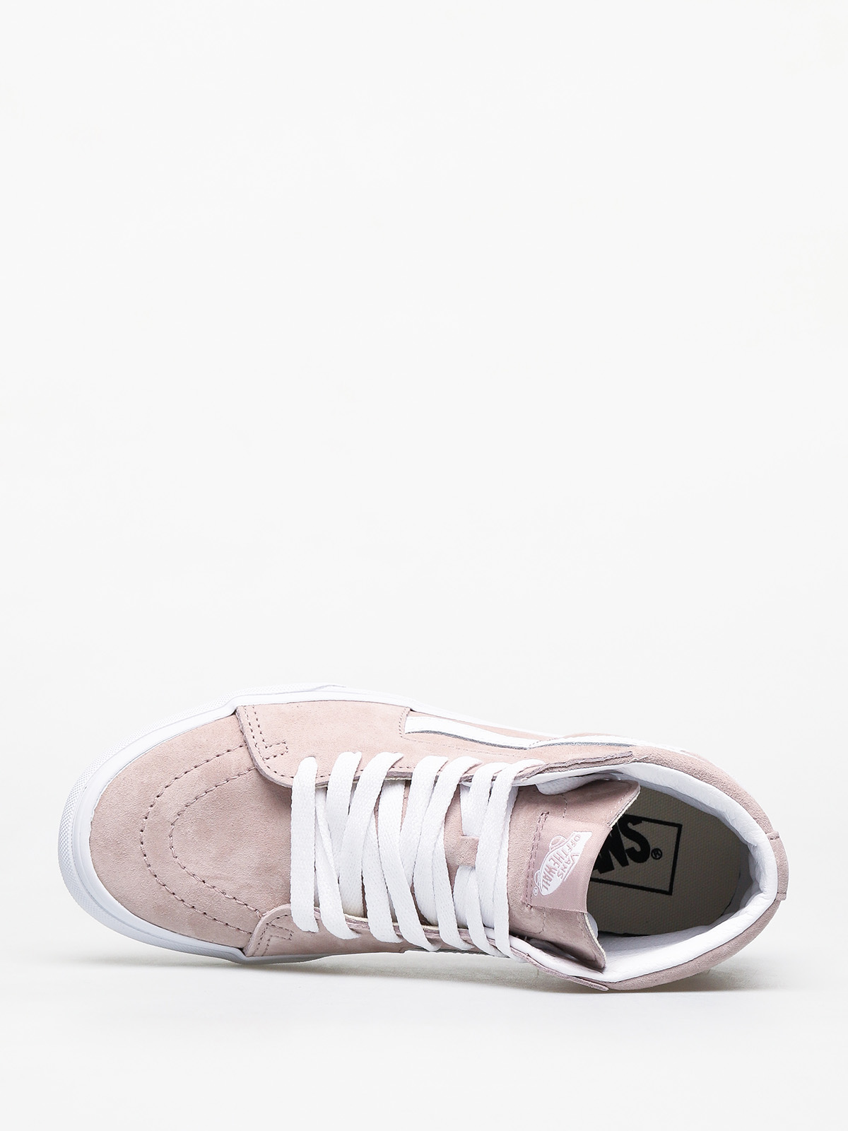 Buty Vans Sk8 Hi (pig suede/shadow gray/true white)